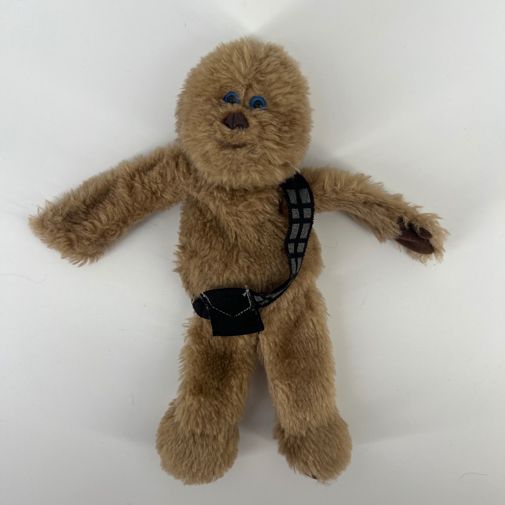 1997 Star Wars Buddies Chewbacca Plush Kenner Hasbro 66926 Brown Wookiee